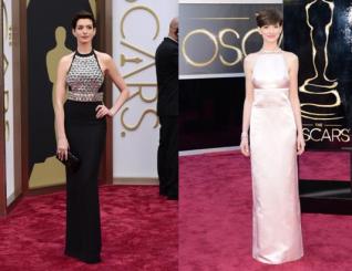 Anne Hathaway Oscars 2014-2013