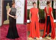 Emma Watson Oscar VS Golden Globes